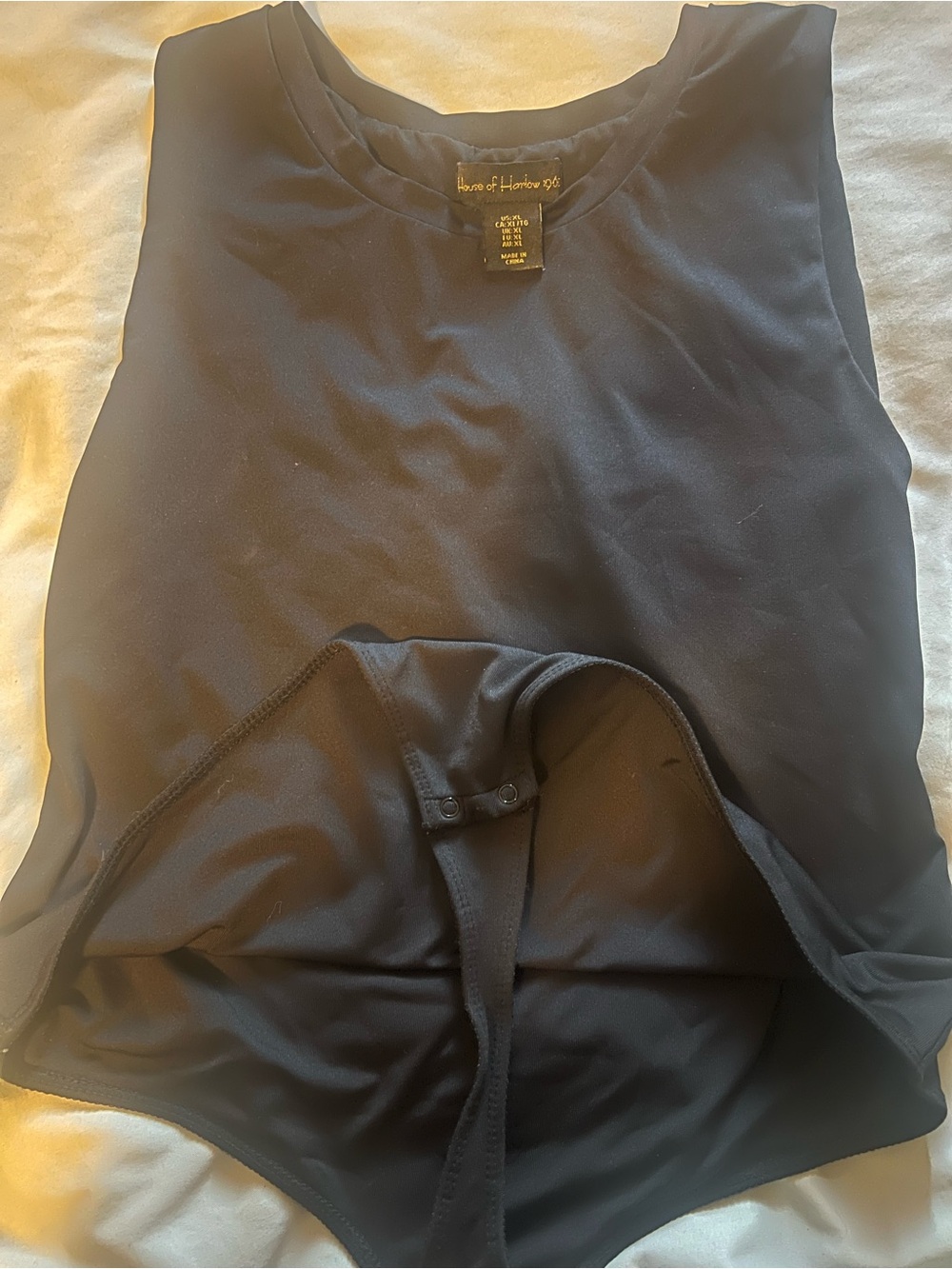 House of Harlow 1960 Navy Crewneck Bodysuit